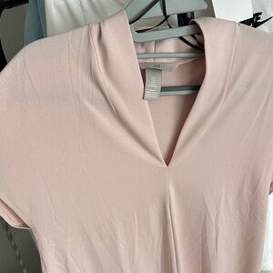 H&M Soft Pink V-Neck Top